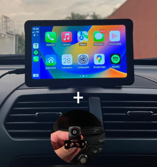 CarPlay Inteligente Carro + Cámara Trasera