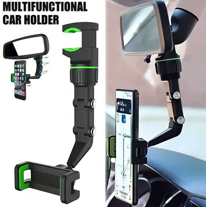 SOPORTE CELULAR ESPEJO RETROVISOR CARRO 360°